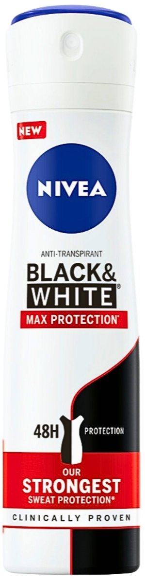 Nivea Max Protection Spray Black & White 150 ml