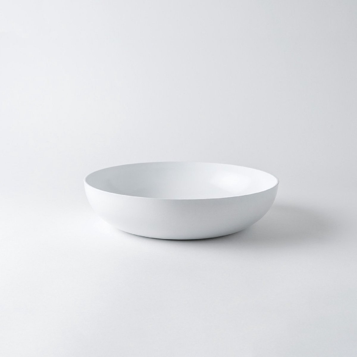 KNIndustrie ABCT Wok: Multifunctionele Wokpan & Serveerschaal - Wit, 32cm, minimalistisch design, hoge kwaliteit Made in Italy