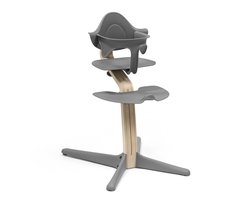 Stokke Nomi stoel met babyset, grijs - Stimuleert actief zitten en biedt ondersteuning als je baby leert zitten - Kan tot 150 kg dragen