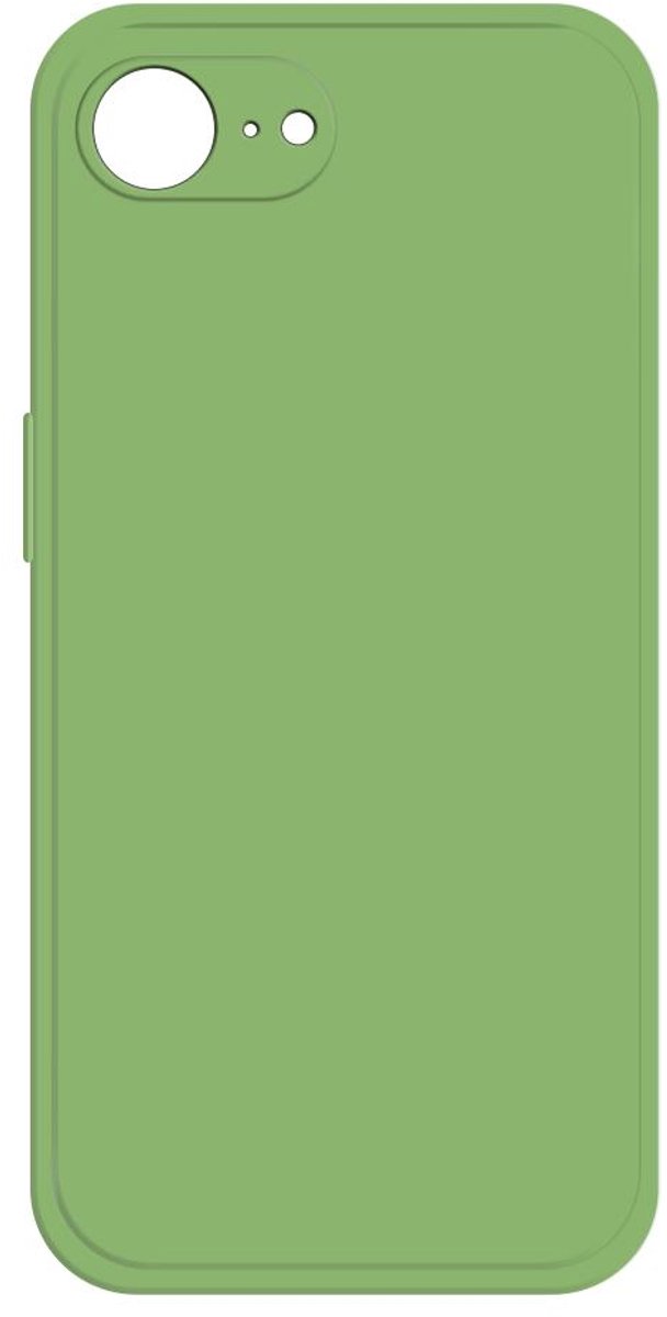 Hoesje voor Apple iPhone 16e - Phonesta Color Silicone Back Cover - Matcha Green