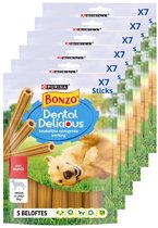 Bol.com Bonzo Dental Delicious - Hondensnacks Rund - 6 x 200 g aanbieding