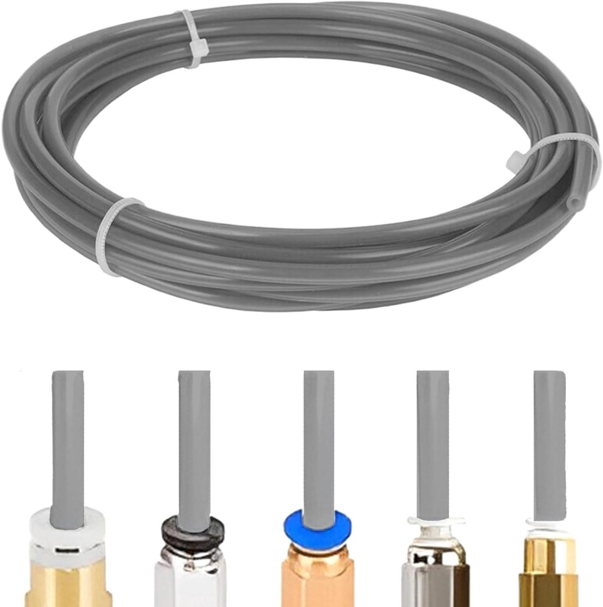 2 m ID 25 mm × OD 4 mm Ultragladde Teflonslang voor 3D-printers met directe aandrijving