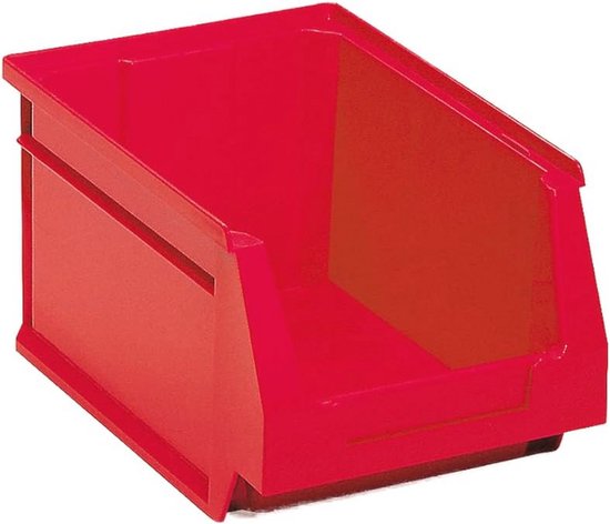 Stapelbare Lade nr. 52 - Rood - Ideal voor Opslag van Levensmiddelen - Inhoud 3,2 Liter