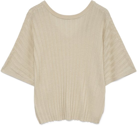 VERO MODA - VMBARBADOS SS V-BACK PULLOVER GA SE - Dames - Gebreide truien