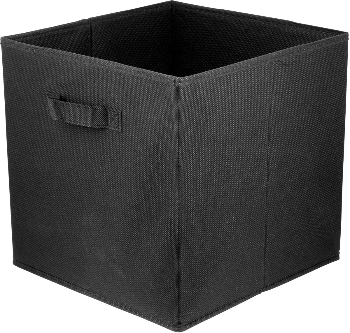 LAVITA® Opbergmand Textiel - 31x31x31 Zwart - 1 stuk - Opbergbox Kast Organizer Opbergdoos - Kastlade Verdeler Voor Kleding Ondergoed Badkamer Kledingkast - Vouwdoos Stoffen Doos Opbergdozen
