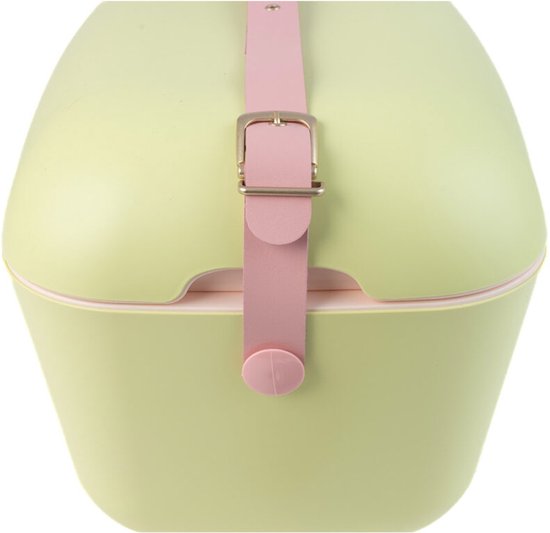 Polarbox Koelbox met schouderband 12L - 40x26x27cm - Lime-Lilac van Polarbox — afbeelding 2