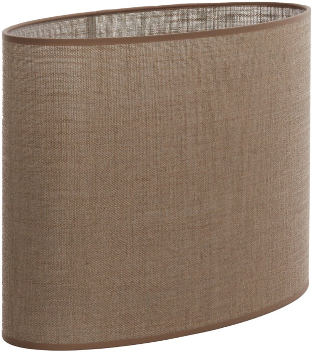 Kap - bruin - CADEN - textiel - E27 - 3545915 - Light & Living