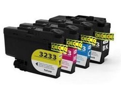 Inktcartridge geschikt voor Brother LC-3233 / LC-3235 | 1x Multipack geschikt voor Brother DCP-J1100DW - MFC-J1300DW