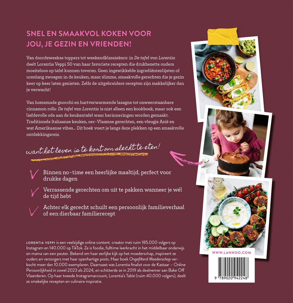 De tafel van Lorentia - back cover