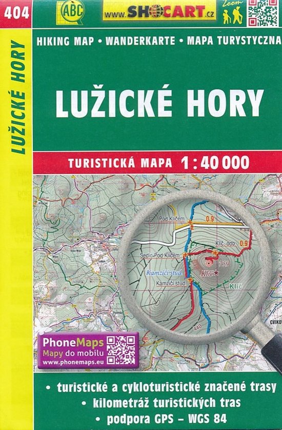 Wanderkarte Tschechien Luzicke hory 1 : 40 000 - cover