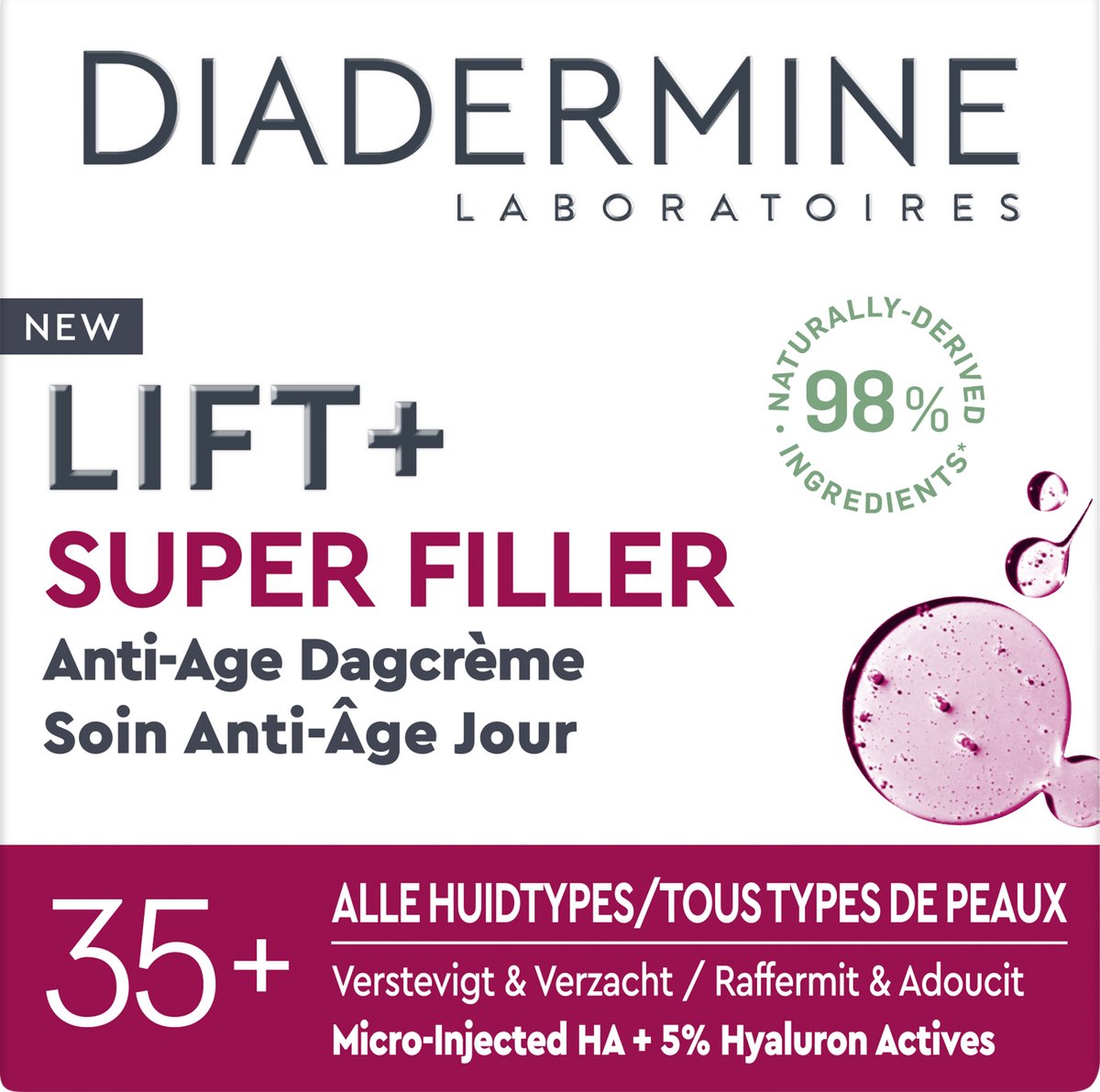 Diadermine LIFT+ Super Filler Anti-Age Dagcrème - 50ML