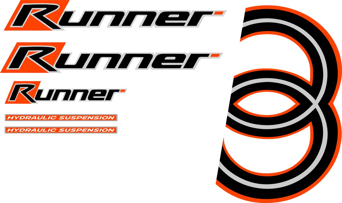 Stickerset Gilera Runner SP Pro - Oranje