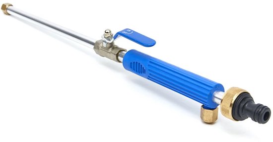 Hogedrukreiniger waterspuit opzetstuk tuinslang met 2 spuitmondjes voor auto, terras, tuin, soft wash, Gardena passend