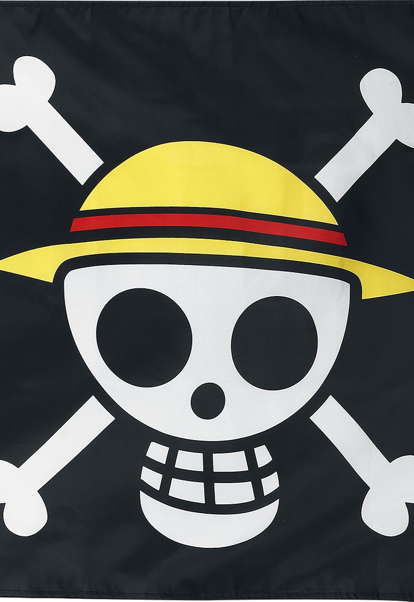 Drapeau One Piece Luffy ABYSTYLE - 70x120cm Pavillon Équipage Chapeau De Paille