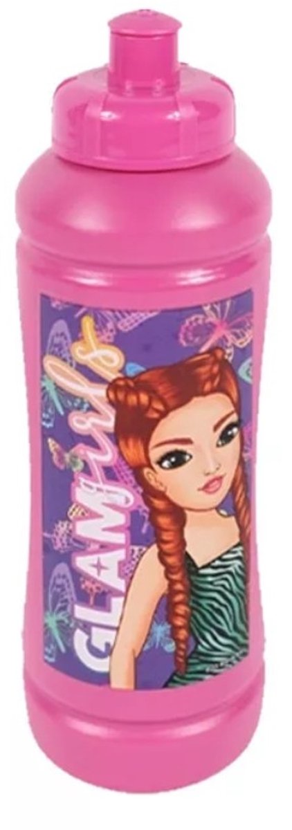 Drinkfles Glam Girls, Kunsstof drinkfles, Glam Girls, Bidon, Waterfles