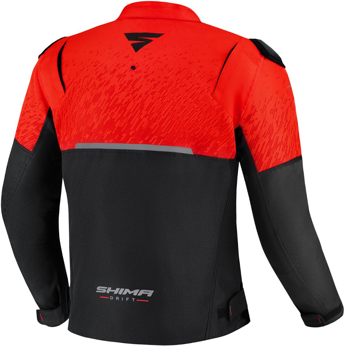 SHIMA Drift Zwart Rood Textiele Motorjas - Jas