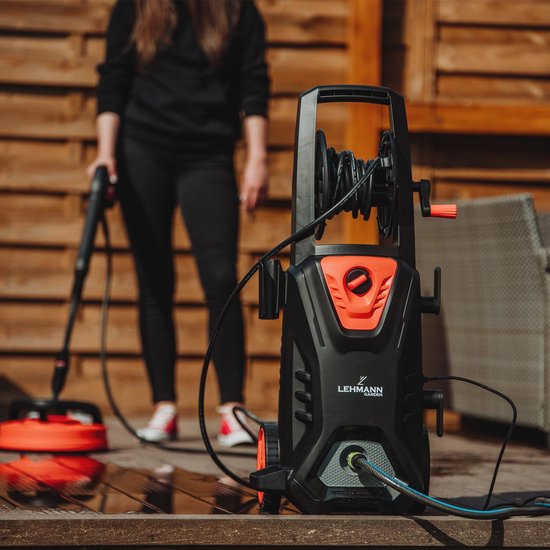 Hogedrukreiniger 1800 W met Aluminium Pomp en Accessoireset - Ideaal voor Terrassen, Tuinen en Auto's — afbeelding 5