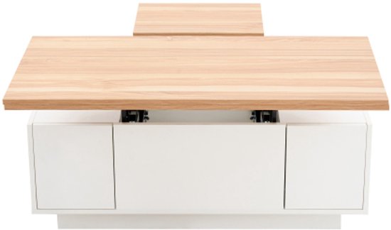 Emuca Set met 2 hefmechanismen voor salontafels, Zwart gelakt