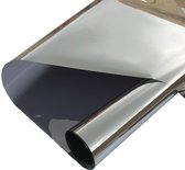 Film miroir sans tain - Film miroir diurne - Film réfléchissant anti-UV pour verre - Autocollant de protection solaire - Film miroir isolant thermique - Autocollant statique sans adhésif - Convient pour le bureau à domicile (Dimensions : 30 x 200 cm)