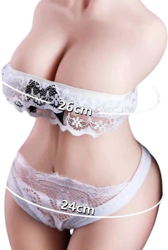 Masturbateur Bovista pour homme - Pop sexuelle réaliste - Vagin et anus - 0,6 kg