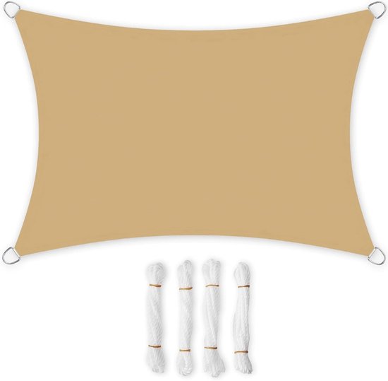 Schaduwnet, Schaduwzeil, Schaduwdoek 150 x 160 cm Waterafstotend, Winddicht, Stofdicht, Zonwering Zonnezeil, Zonweringsdoek Voor Serre, Kippenhok, Planten, Donkergrijs