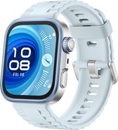 Bol.com HUAWEI WATCH FIT 4 Pro - Blauw Fluoroelastomeer Strap | Ultra slank design | ECG functie | Geavanceerde sportmodi | Tot ... aanbieding