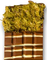 Dubai Chocolade Reep Melk| Pistache & Knafeh | 220 Gram | Extra Crunchy Dubai Reep | EXTRA GEVULD |