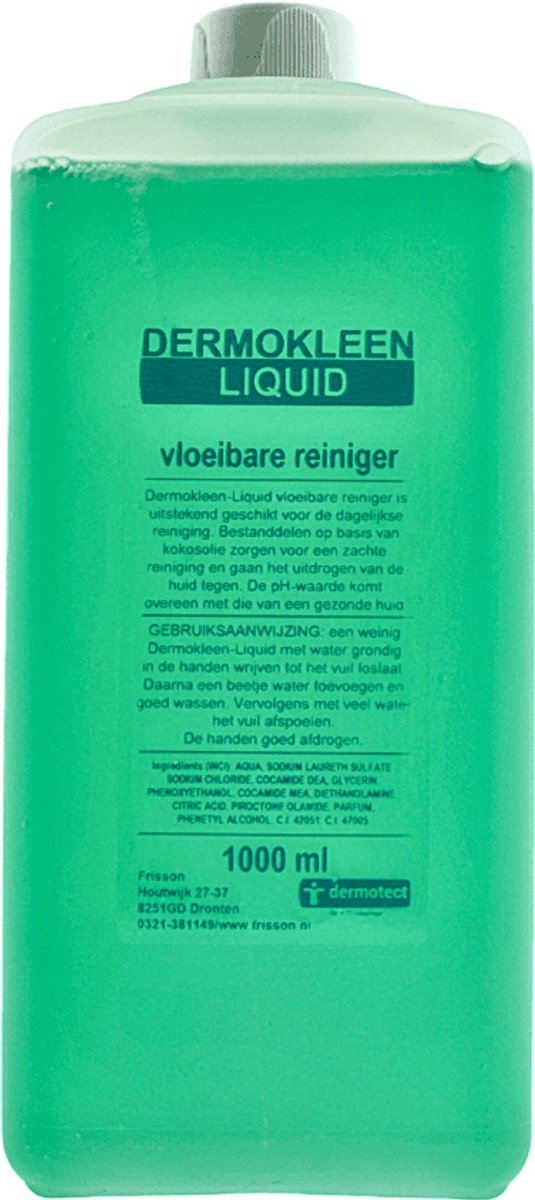 Dermokleen Liquid – Professionele huidvriendelijke reiniger met kokosolie