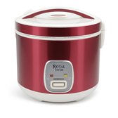 Bol.com Royal Swiss® Rijstkoker 2.8L – Rice Cooker & Stomer – Elektrische Kookpan met Warmhoudfunctie – Ideaal voor Rijst Groent... aanbieding