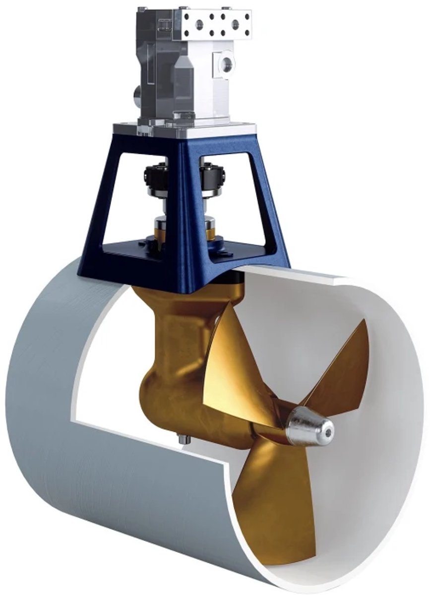VETUS hydraulische Boegschroef 410kgf 22kW voor Ø400mm Tunnel | BOWH410
