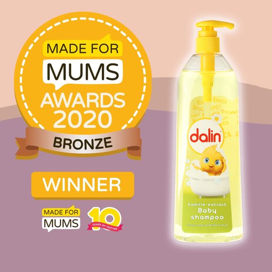 Dalin Babyshampoo Kamille 6 x 700ml milde verzorging voor baby’s haar en hoofdhuid van Merkloos — afbeelding 4