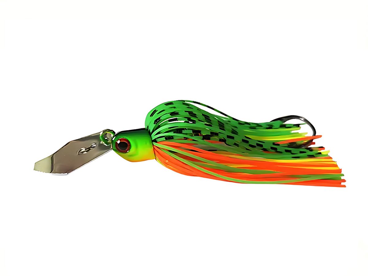 Chatterbait (13g) Geel/Groen - Bladed Jig, Vibrating Jig, Kunstaas Roofvis - Catch: Snoek, Baars, Snoekbaars