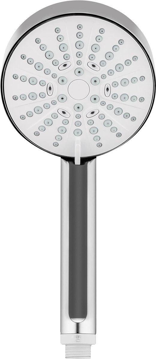 Mira, Beat Four Spray douchekop, 2.1703.010, 9 cm, wit, chroom, zilver, 1.1605.237