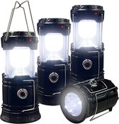 Bol.com NatuurGenoot® Led Lantaarn voor Buiten - Camping Lamp- Solar Kampeerlamp-Noodlamp- Stormlantaarn - Tentlamp Oplaadbaar- ... aanbieding