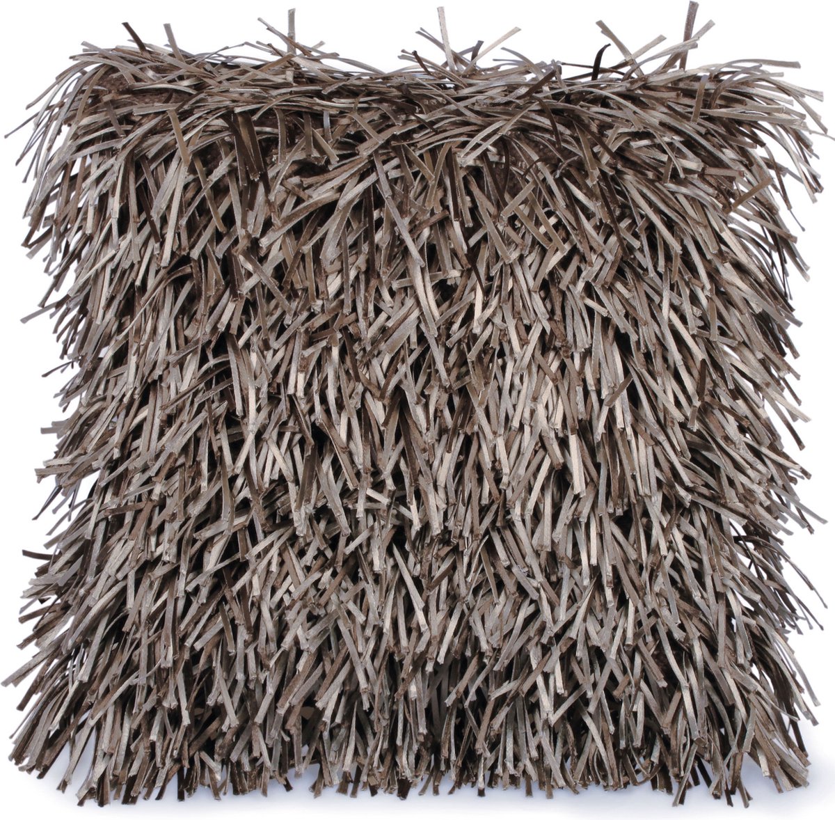 Dutch Decor RAVELLO - Kussenhoes taupe 45x45 cm - met rits