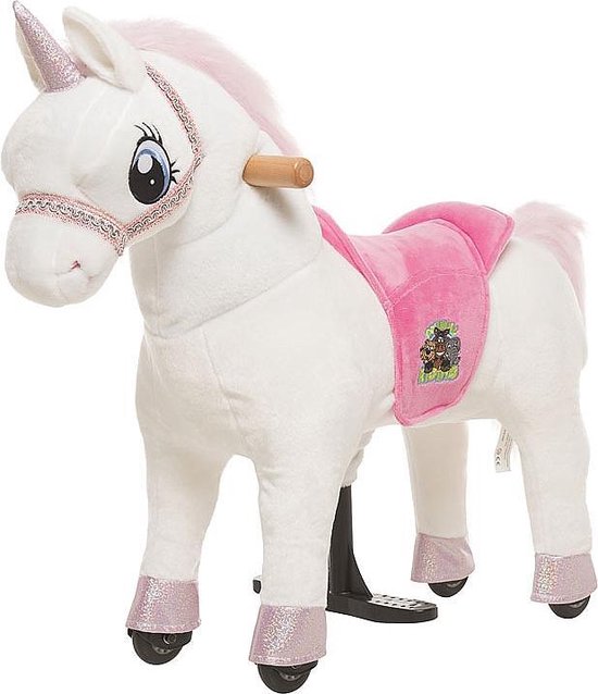 animal riding unicorn