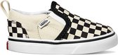 VANS TD Asher V (CHECKERS) BLACK/NATURAL -Maat 22