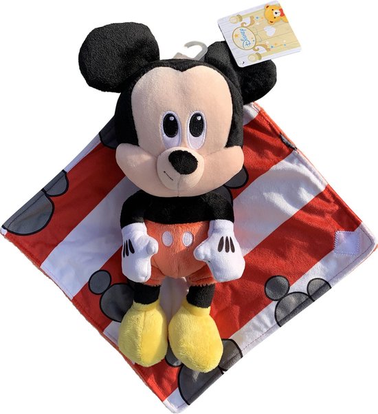 Mickey Mouse knuffel - pluche knuffeldoekje 25 cm - Disney knuffels -  Speelgoed voor... | bol.com
