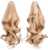 Paardenstaart Echt haar 35cm blond Ponytail met klem