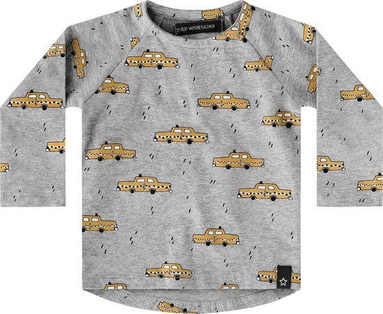 Foto: Your wishes longsleeve grijs taxi maat 62 68 katoen