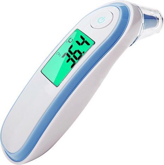 Contactloze betrouwbare digitale Infrarood thermometer - koorts - voorhoofd  oor en... | bol.com