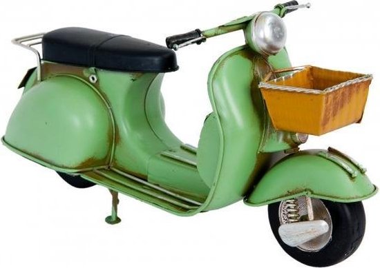 Clayre & Eef Schattige Scooter Miniatuur