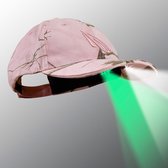 Panther Vision Roze cap met 4 ledlampen