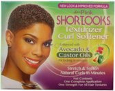 Pink Short Looks Text. Curl Softener Kit