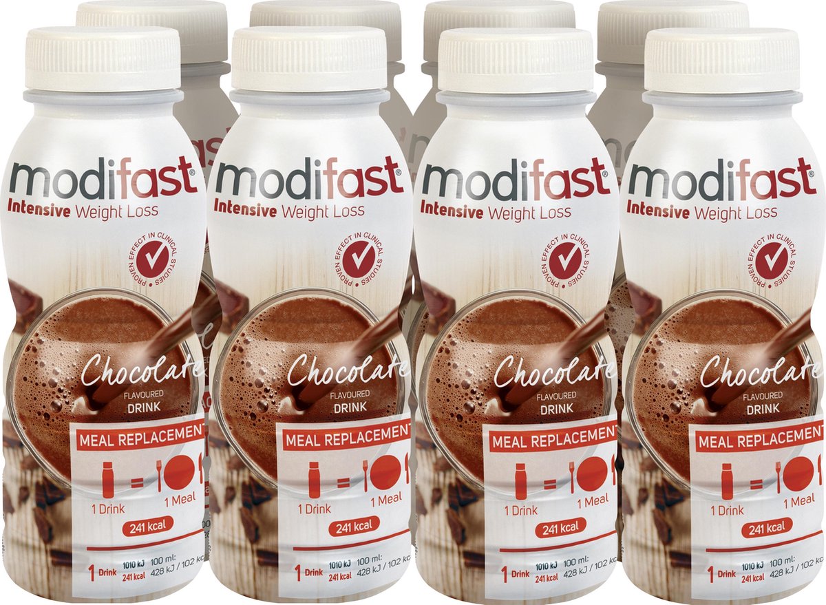 Goedkoopste Modifast Drink Chocolade - 8x236 ml