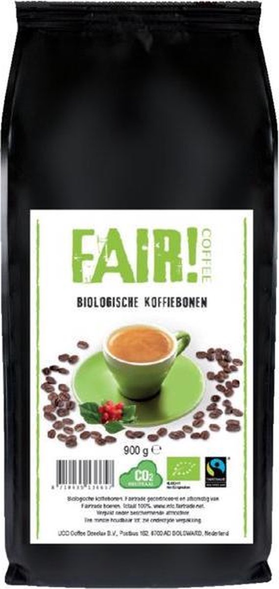 Fair! coffee bonen biologisch 900 gr