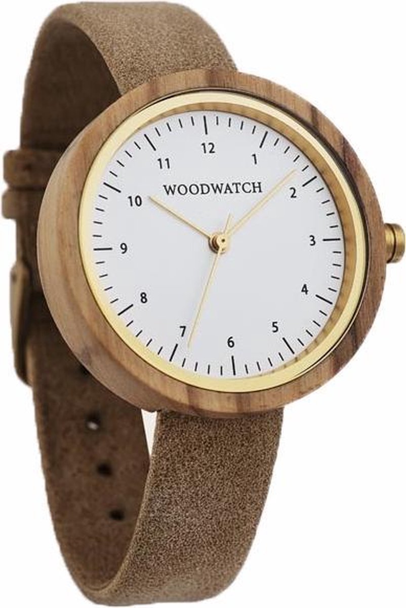 De officiële WoodWatch | Copenhagen Beige | Houten horloge dames