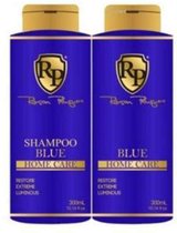 Robson Peluquero Shampoo&Haar Masker BLUE  zilver shampoo silver heldere koele tinten 2x300ml Original Brasil Product