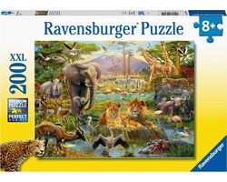 foto van Ravensburger puzzel Dieren van de savanne - legpuzzel - 200 stukjes
