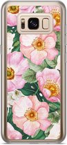 Samsung Galaxy S8 Plus siliconen hoesje - Spring floral